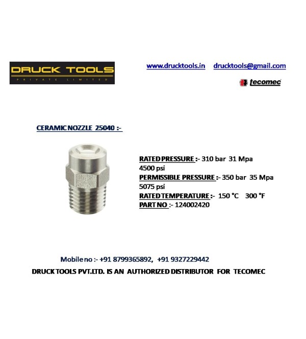 CERAMIC NOZZLE 25040  350 BAR 