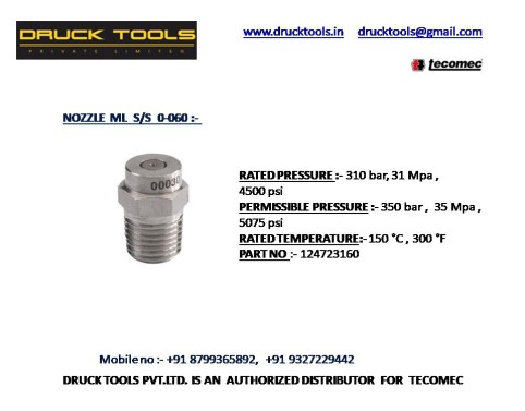 ML S/S 0-055 NOZZLE  350 BAR 