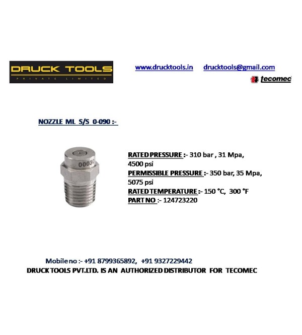 ML S/S 0-090 NOZZLE 350 BAR 