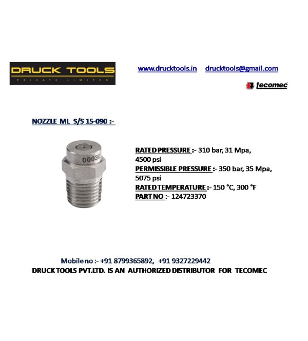 ML S/S 15-090 NOZZLE 350 BAR 