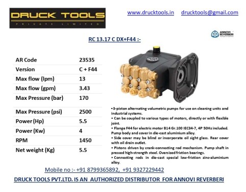 RC 13.17 C DX + F44  13 LPM 170 BAR 