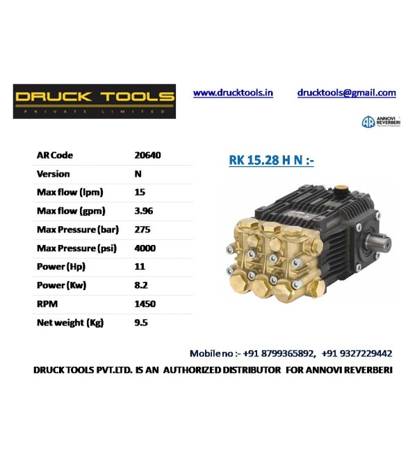 RK 15.28 H N  15 LPM  275 BAR