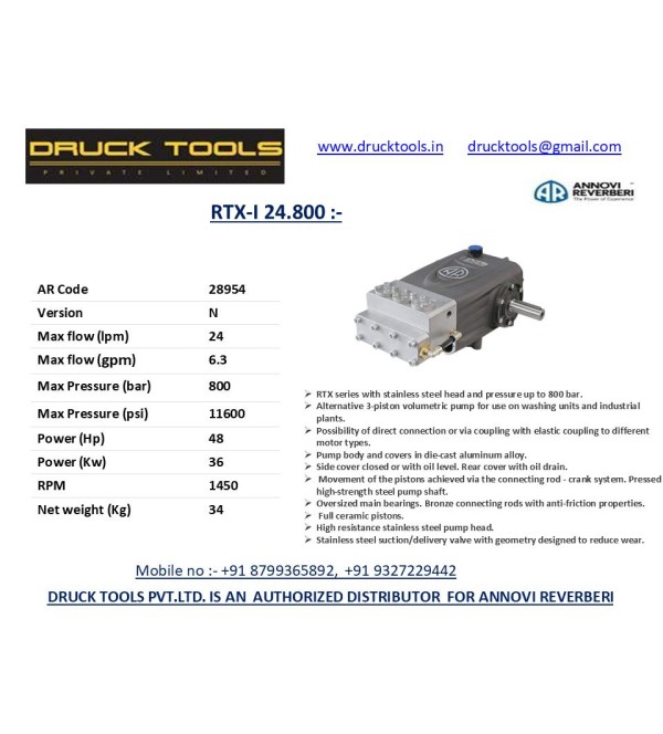 RTX-I 24.800  24 LPM 800 BAR