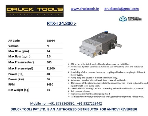 RTX-I 24.800  24 LPM 800 BAR
