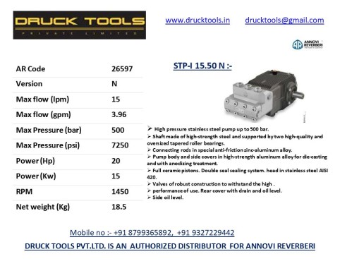 STP-I 15.50 N 15 LPM 500 BAR 