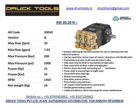 XW 30.20 N 30 LPM 200 BAR